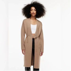 Aritzia Babaton Ty Cardigan Fluent Taupe - Size M